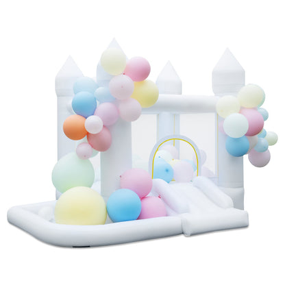 Inflatable Bounce House, Jumping Area, Basketball Hoop, Party