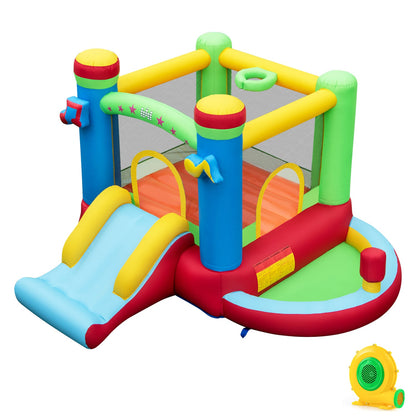 Inflatable Bounce House Kids Castle with 550 Blower