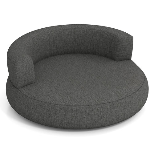 Inflatable Lounger Air Sofa with Detachable Cover, Gray