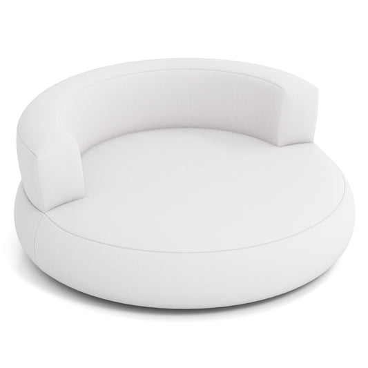 Inflatable Lounger Air Sofa with Detachable Cover, White