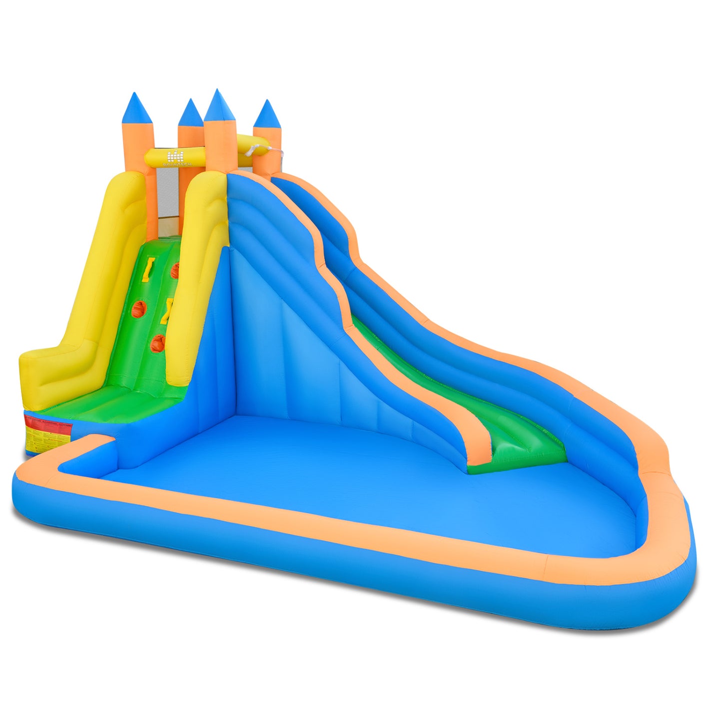 Inflatable Bounce House With Water Slide, Green Bounce House Green at Gallery Canada