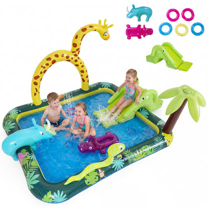 Inflatable Play Center With Slide, Giraffe, Sprinkle Inflatable Water Slides at Gallery Canada