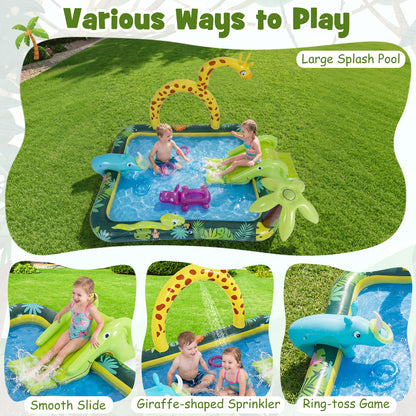 Inflatable Play Center With Slide, Giraffe, Sprinkle Inflatable Water Slides at Gallery Canada