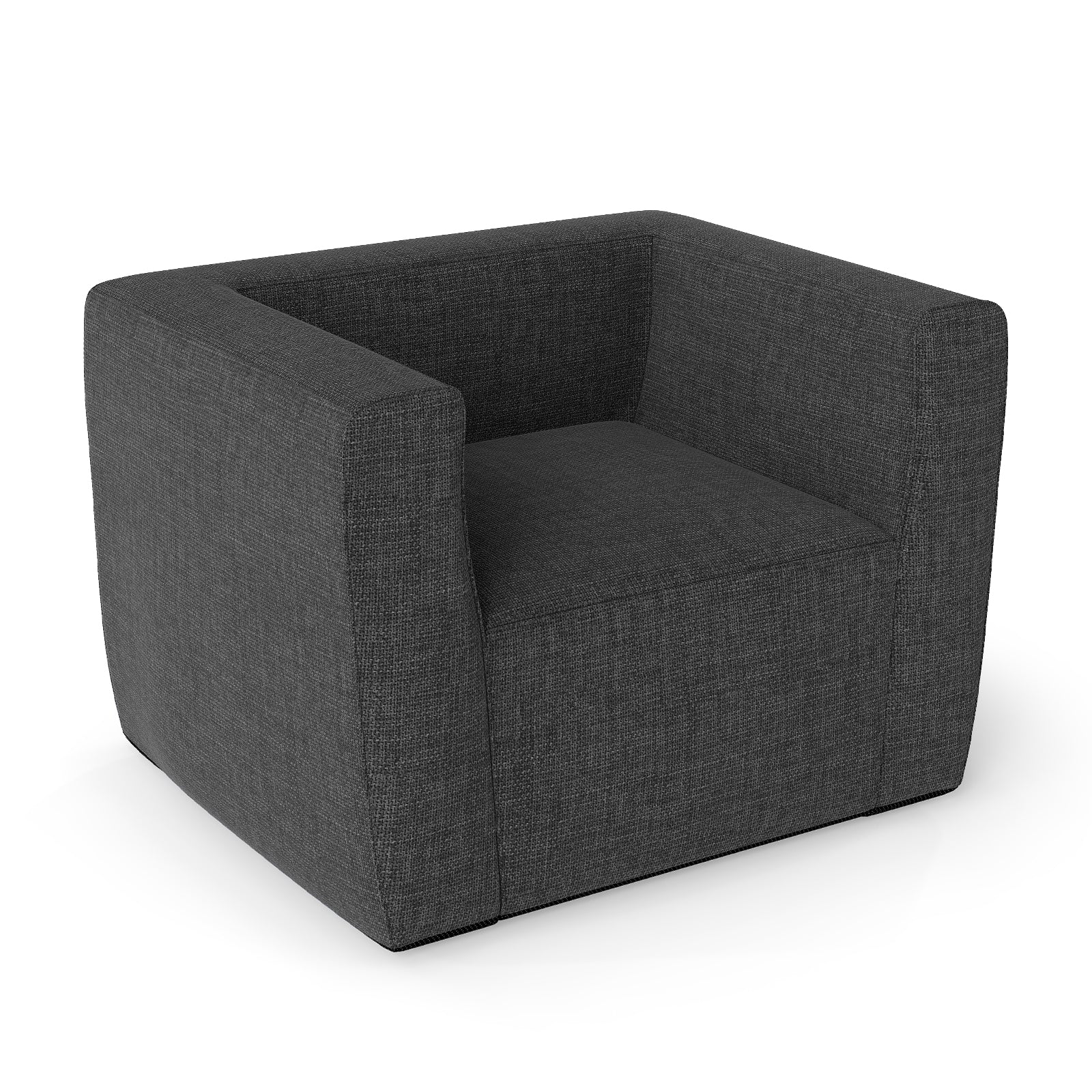 Inflatable Sofa with Detachable Cover and Wide Armrests, Gray Sofas & Loveseats Gray at Gallery Canada