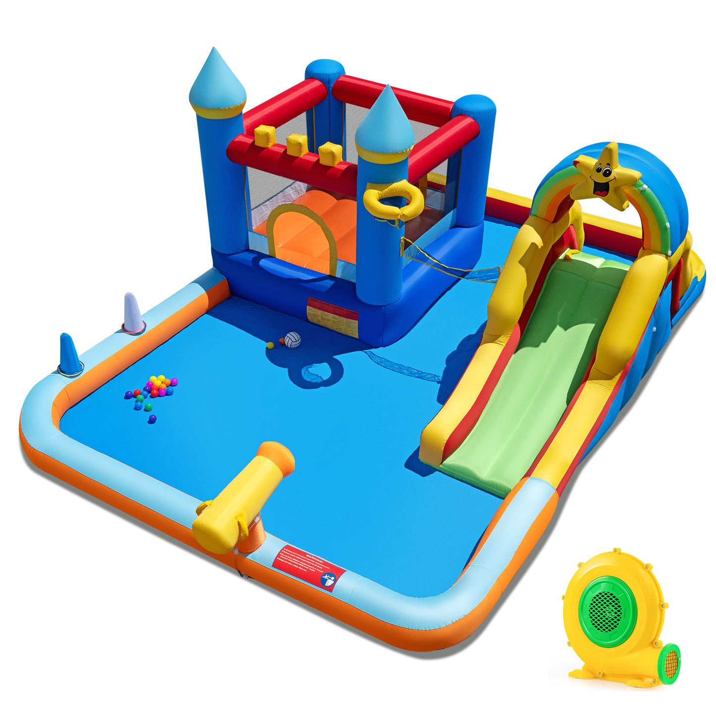 Inflatable Water Slide Park Bouncy Castle with Climbing Wall with Blower Inflatable Water Slides at Gallery Canada