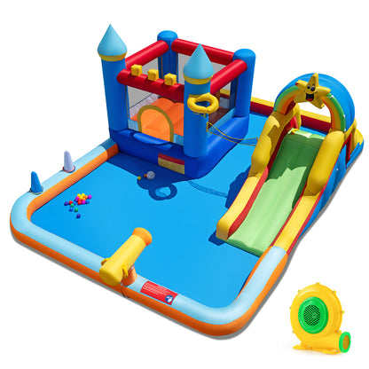 Inflatable Water Slide Park Bouncy Castle with Climbing Wall with Blower Inflatable Water Slides at Gallery Canada