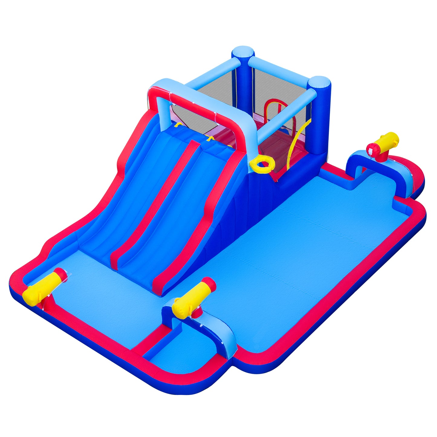 Inflatable Water Slide Park, Kids Backyard Outdoor Fun, Multicolor Bounce House Multicolor at Gallery Canada