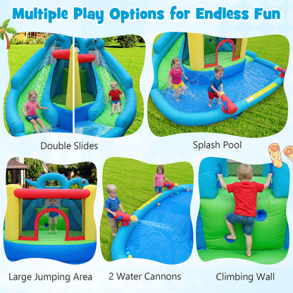 Dinosaur Inflatable Water Slide Bounce House, Multicolor Inflatable Water Slides at Gallery Canada