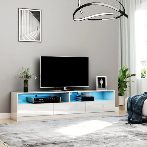 LED Lighted TV Stand for 75