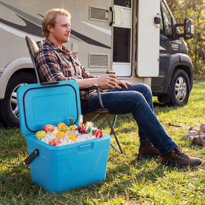 Insulated Portable Cooler, Hard Shell Ice Chest, Blue Coolers at Gallery Canada
