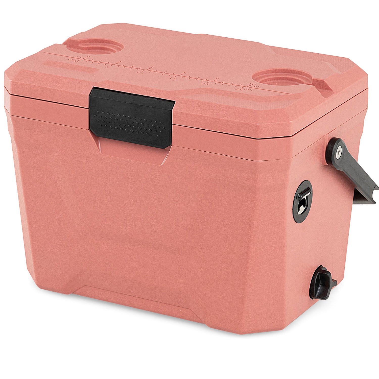 Insulated Portable Cooler, Hard Shell Ice Chest, 2 Cup Holders, Pink Coolers at Gallery Canada