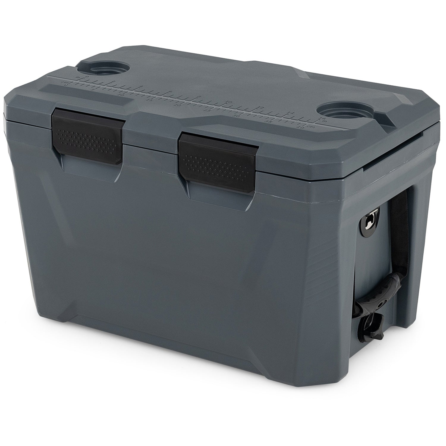 Insulated Portable Cooler, Hard Shell Ice Chest, Gray Coolers at Gallery Canada