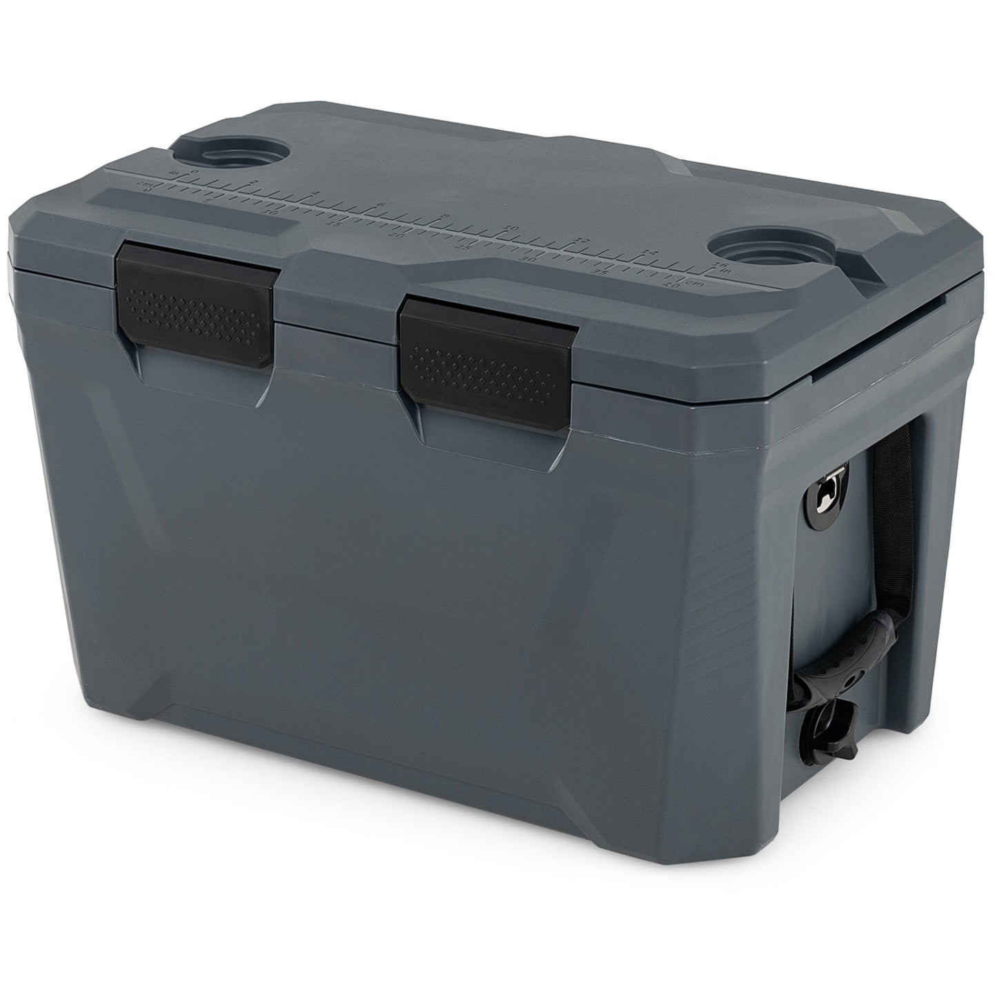 Insulated Portable Cooler, Hard Shell Ice Chest, Gray Coolers at Gallery Canada