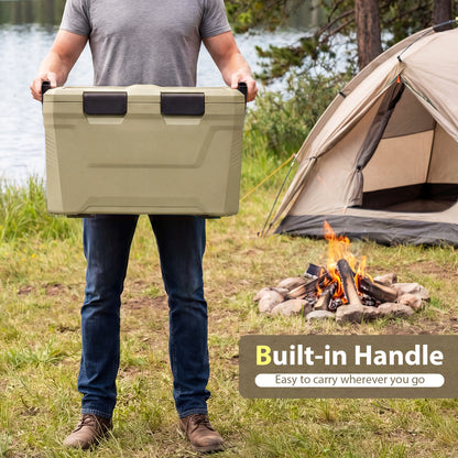 Insulated Hard Cooler, 2 Cup Holders, Sand Coffee Coolers at Gallery Canada