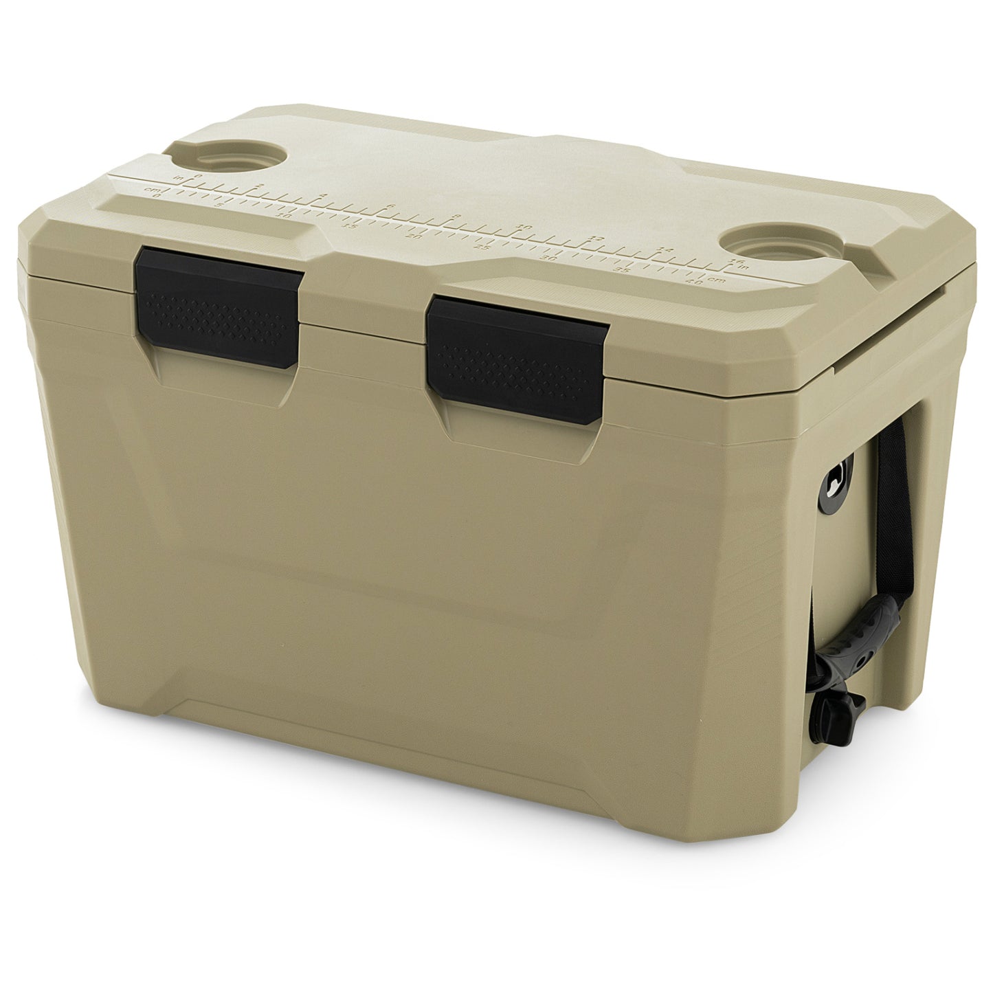Insulated Hard Cooler, 2 Cup Holders, Sand Coffee Coolers at Gallery Canada