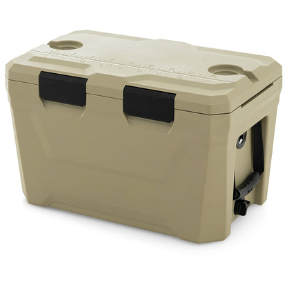 Insulated Hard Cooler, 2 Cup Holders, Sand Coffee Coolers at Gallery Canada