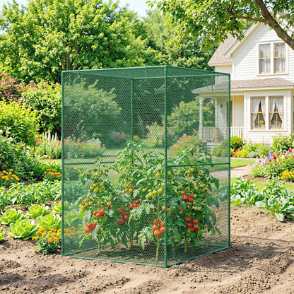 4' x 4' Walk-In Greenhouse, Roll-Up Zipper Door, Dark Green Greenhouses at Gallery Canada