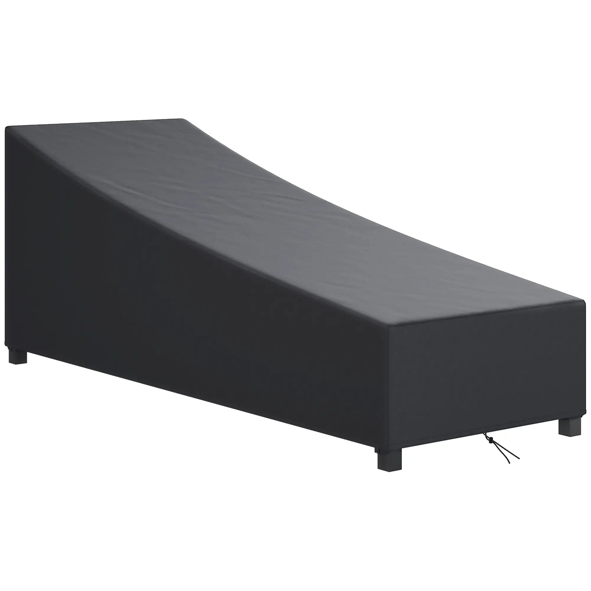 Waterproof Patio Lounge Chair Cover, 420D Outdoor, Black Patio Furniture Covers at Gallery Canada