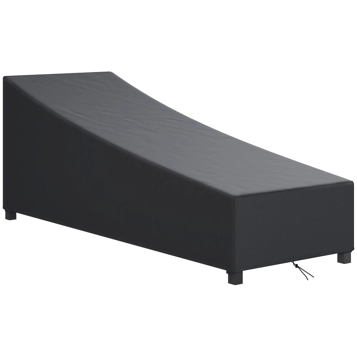 Waterproof Patio Lounge Chair Cover, 420D Outdoor, Black Patio Furniture Covers at Gallery Canada
