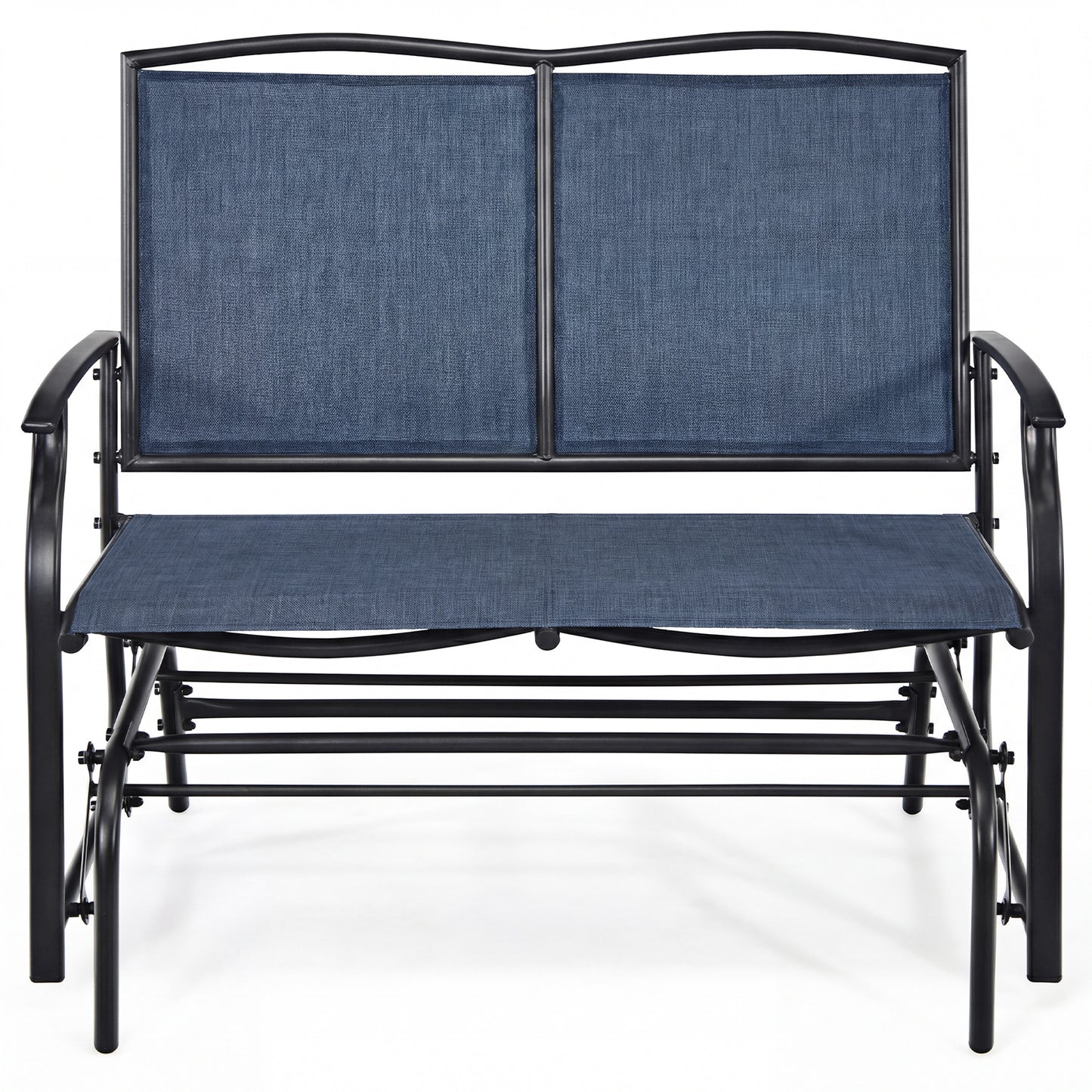 Iron Patio Rocking Chair, Outdoor Backyard Lawn, Navy Patio Rocking Chairs & Gliders at Gallery Canada