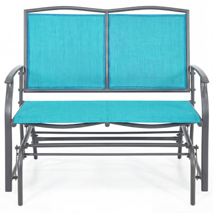 Iron Patio Rocking Chair, Turquoise Patio Rocking Chairs & Gliders at Gallery Canada