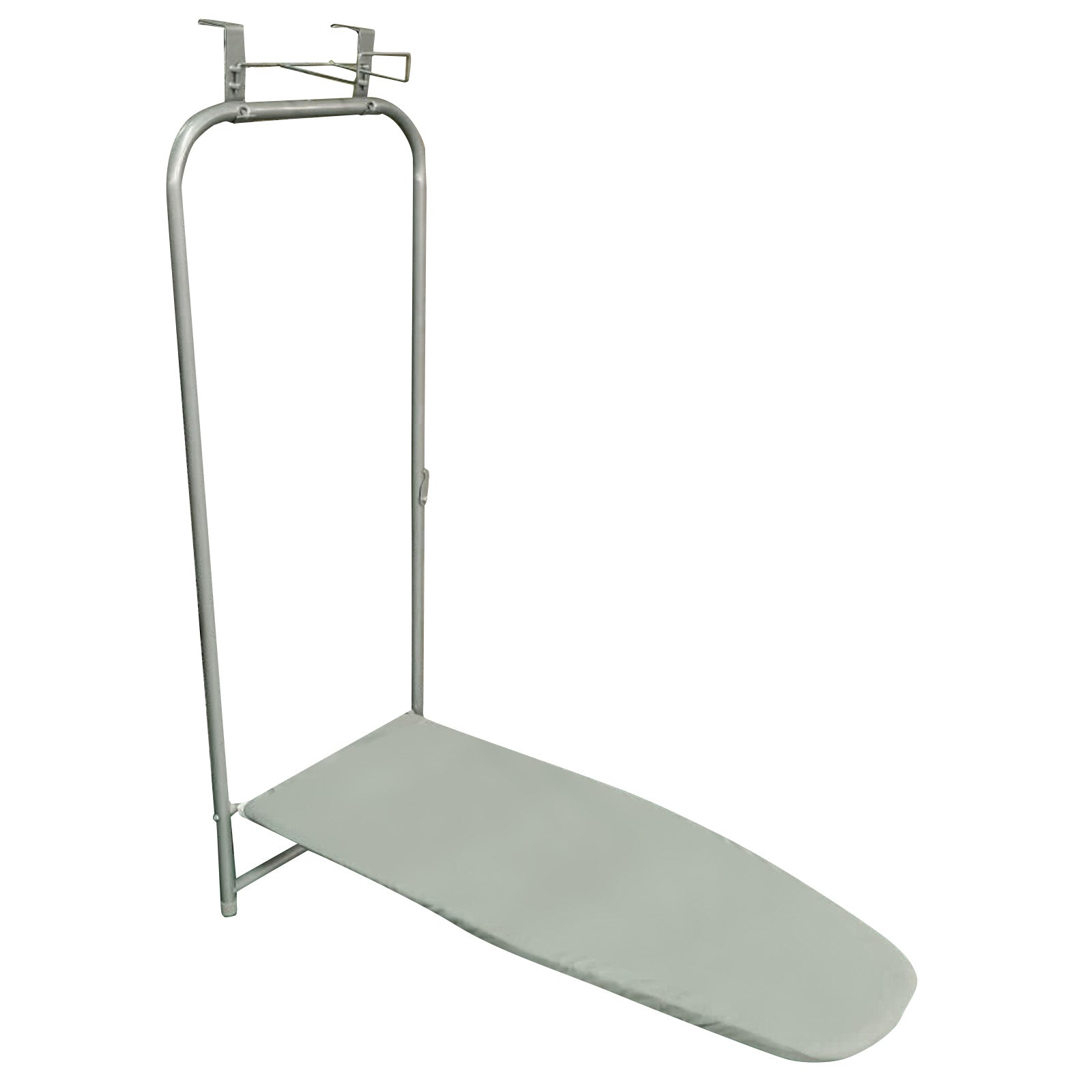 Space Saving Metal Hanging Ironing Board, Gray