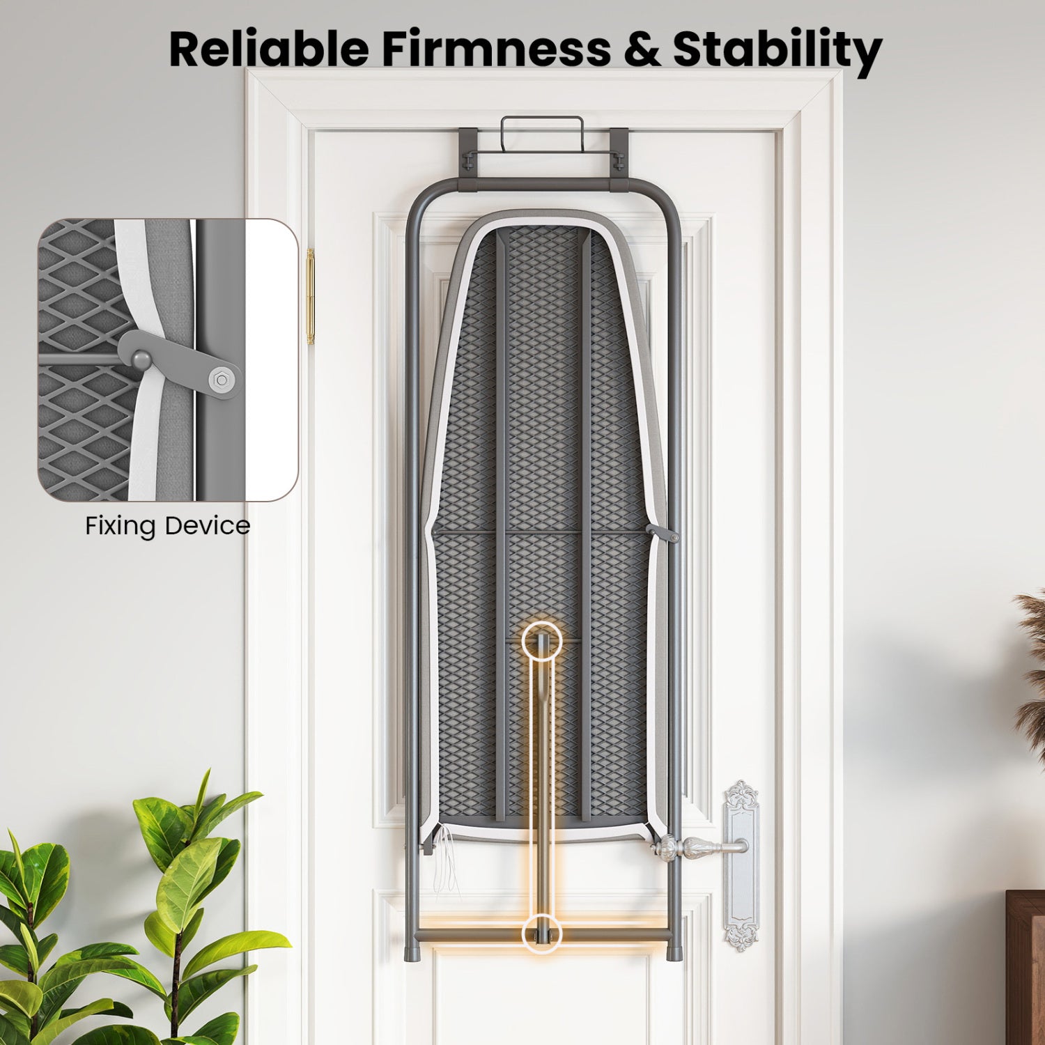 Space Saving Metal Hanging Ironing Board, Gray Dryers at Gallery Canada
