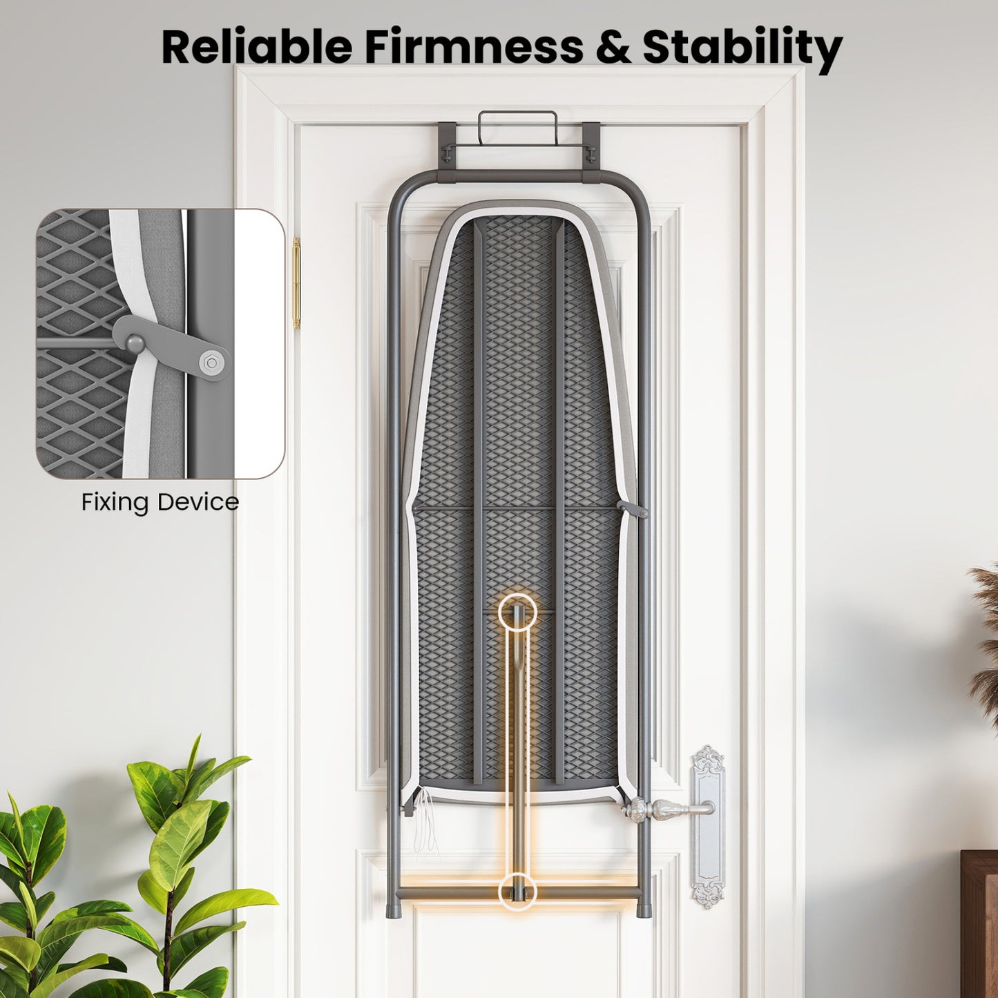 Space Saving Metal Hanging Ironing Board, Gray Dryers at Gallery Canada