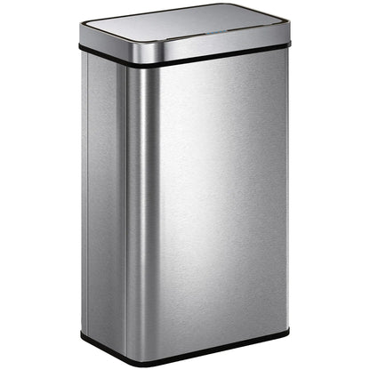 15.9 Gallon Sensor Can, Automatic Garbage Can, Stainless Steel, Silver Household Supplies at Gallery Canada