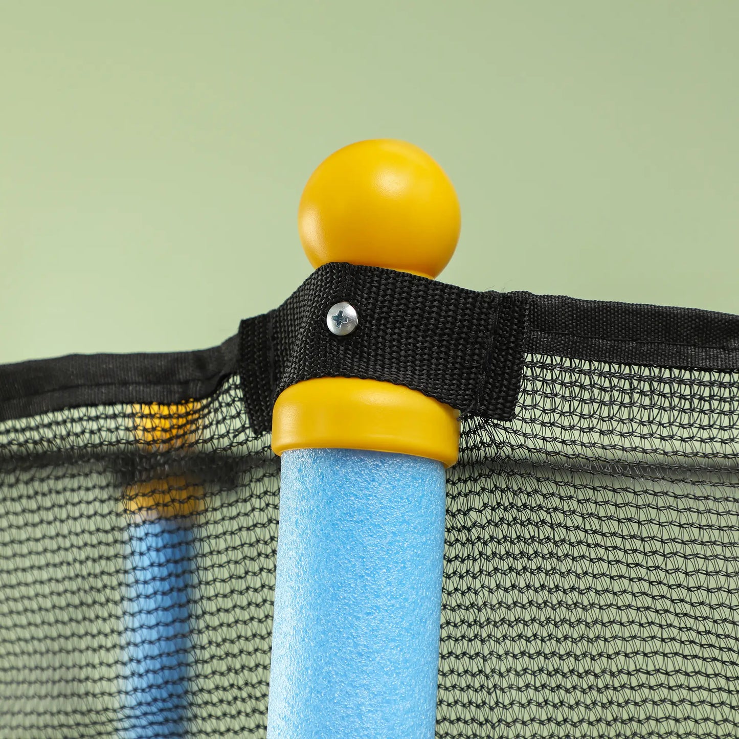 Kids Trampoline with Safety Net, 3-10 Years Old, Blue Trampolines at Gallery Canada