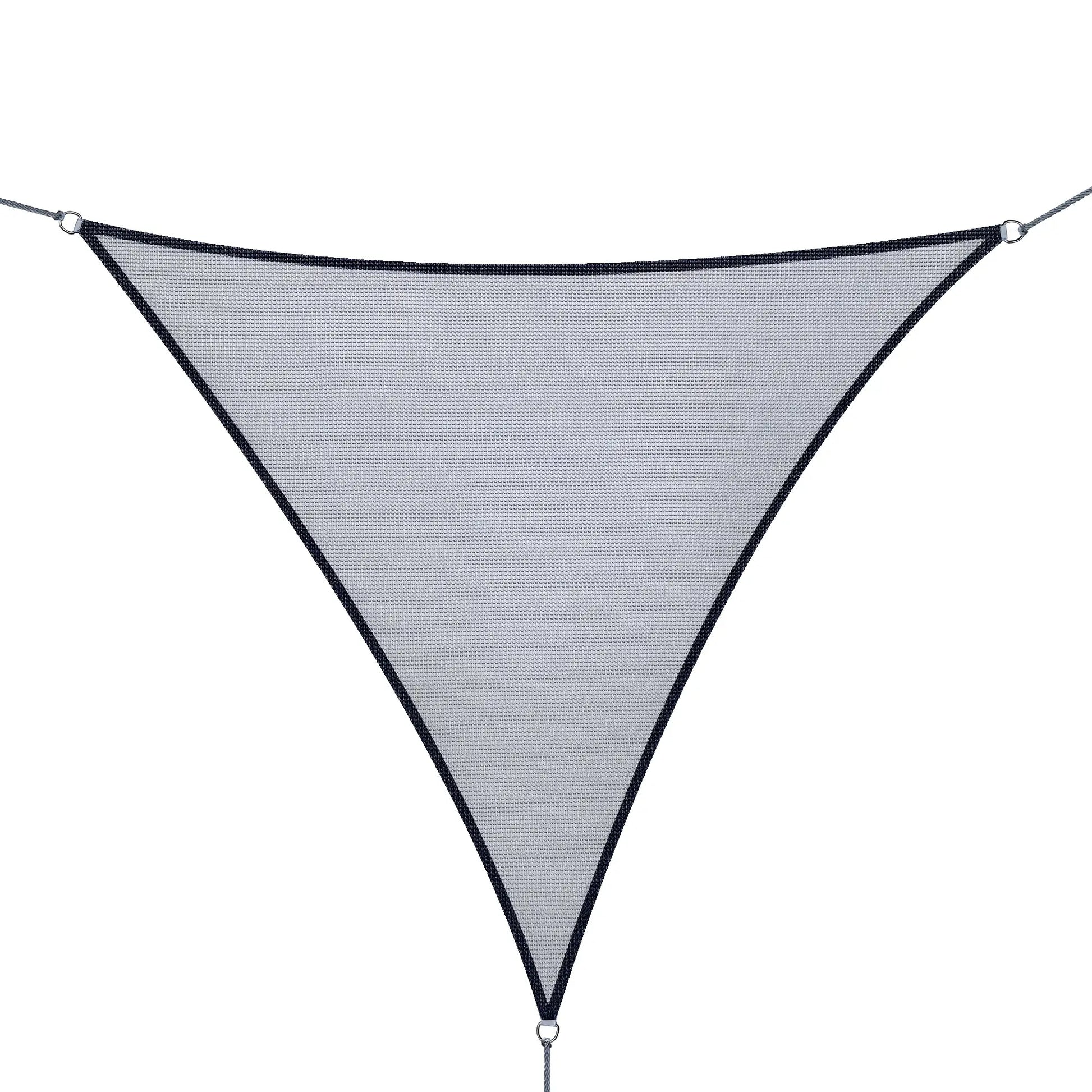 Triangle 10' Canopy Sun Sail, UV Protector, Outdoor Patio Cover, Grey Shade Sails Grey at Gallery Canada