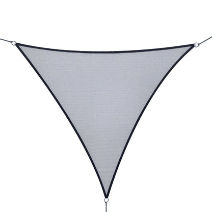 Triangle 10' Canopy Sun Sail, UV Protector, Outdoor Patio Cover, Grey Shade Sails Grey at Gallery Canada
