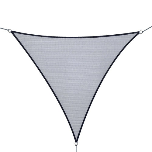 Triangle 10' Canopy Sun Sail, UV Protector, Outdoor Patio Cover, Grey