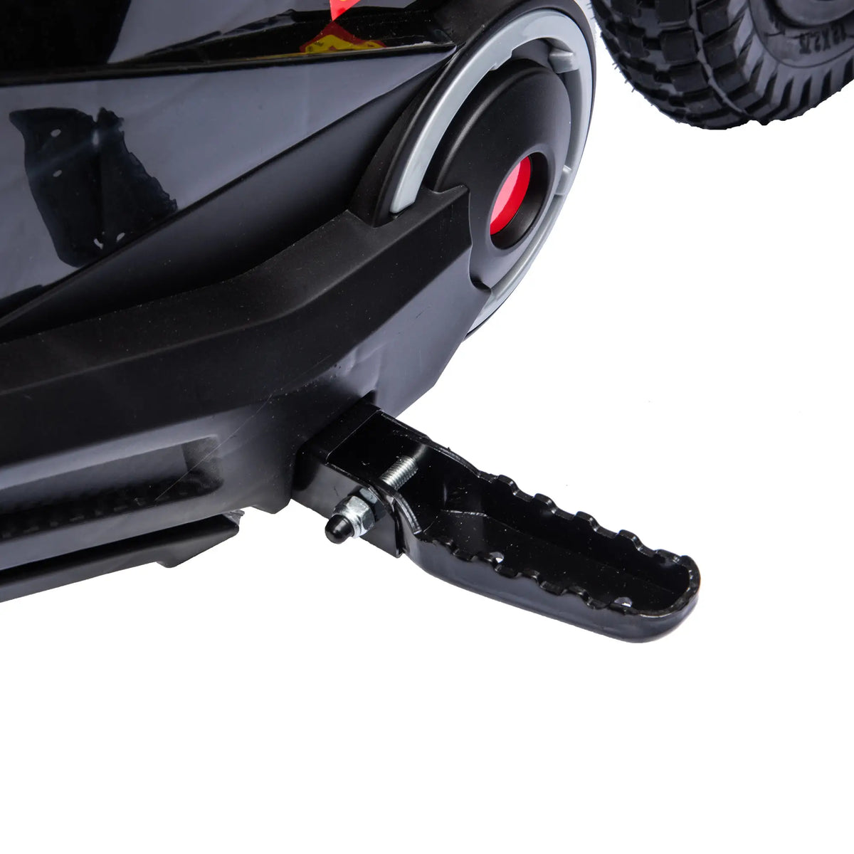 24V Kids Electric Motorcycle, Black, 12" Rubber Tires, Black Electric Motorcycles at Gallery Canada