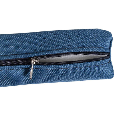 6-Cubby Bookcase with Seat Cushion, Cube Storage Shelf, Blue White Bookshelves at Gallery Canada