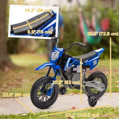 12V Kids Dirt Bike, Electric Motorcycle, Blue Electric Motorcycles at Gallery Canada