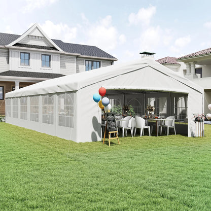 40'x20' Heavy Duty Party Tent, Removable Sidewalls, White Canopy Tents at Gallery Canada