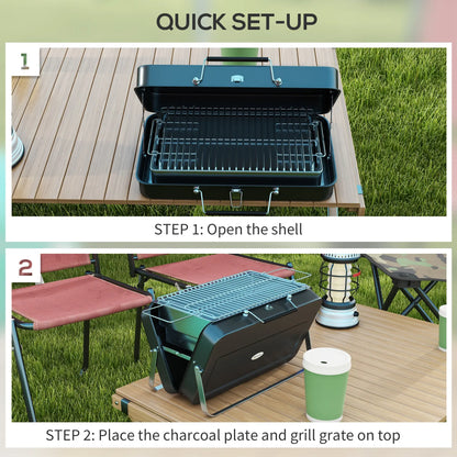 Portable BBQ Grill, Metal, Black Charcoal BBQ Grils at Gallery Canada