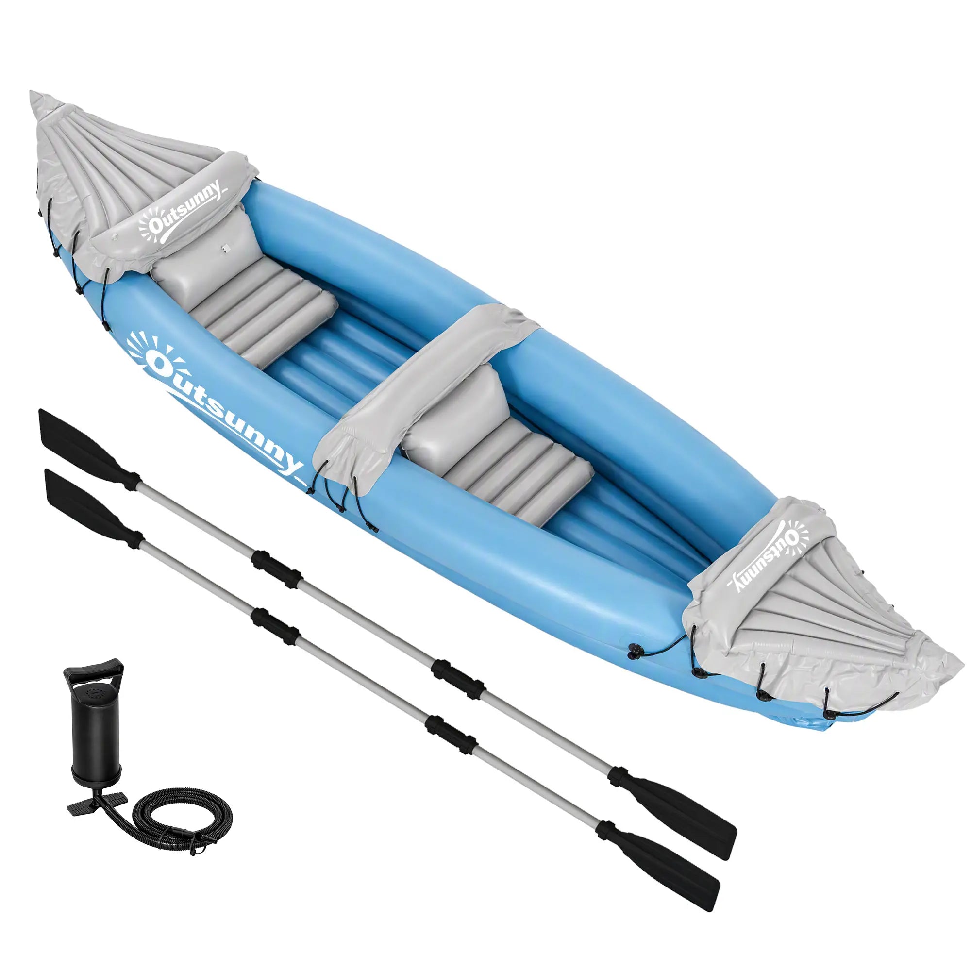 2 Person Inflatable Kayak with Pump and Aluminum Oars Water Sports & Boating Supplies at Gallery Canada