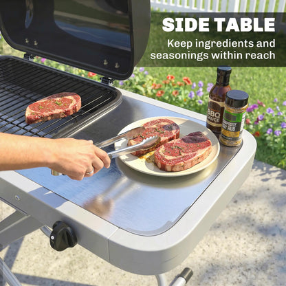 Portable Propane BBQ Grill, Foldable Cart, 9500 BTU, Black Propane Gas Grills at Gallery Canada
