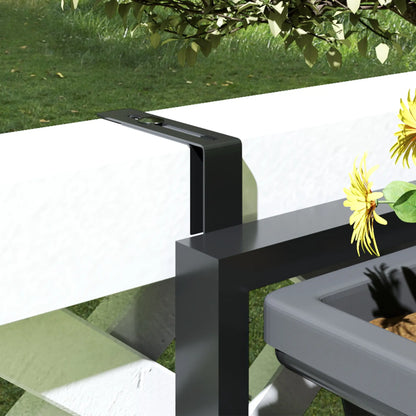 3-Tier Wall Planter Box, 3 Pots, Vertical Outdoor, Dark Grey Garden Accessories at Gallery Canada