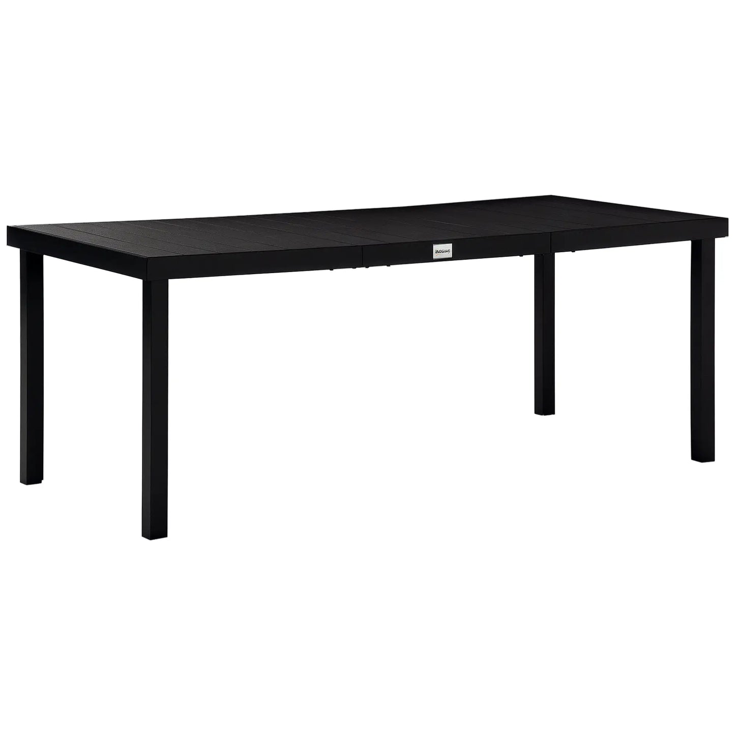 Rectangular Aluminum Patio Dining Table for 8, Black Patio Dinning Tables at Gallery Canada