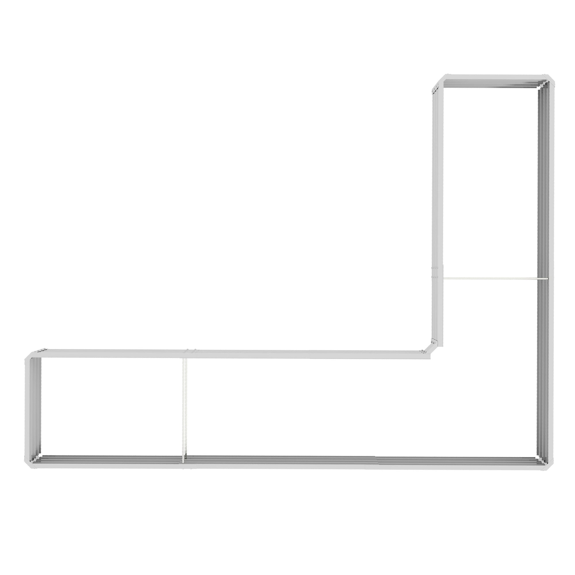 Galvanized Steel Raised Garden Bed, 82