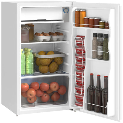 Compact Refrigerator, Mini Fridge with Freezer, Adjustable Shelf, White Small Kitchen Appliances at Gallery Canada