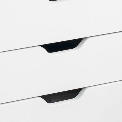 7-Drawer Vertical File Cabinet, Home Office Storage, 18.7"x15.6"x35.4", White Office Cabinets & Cupboards at Gallery Canada