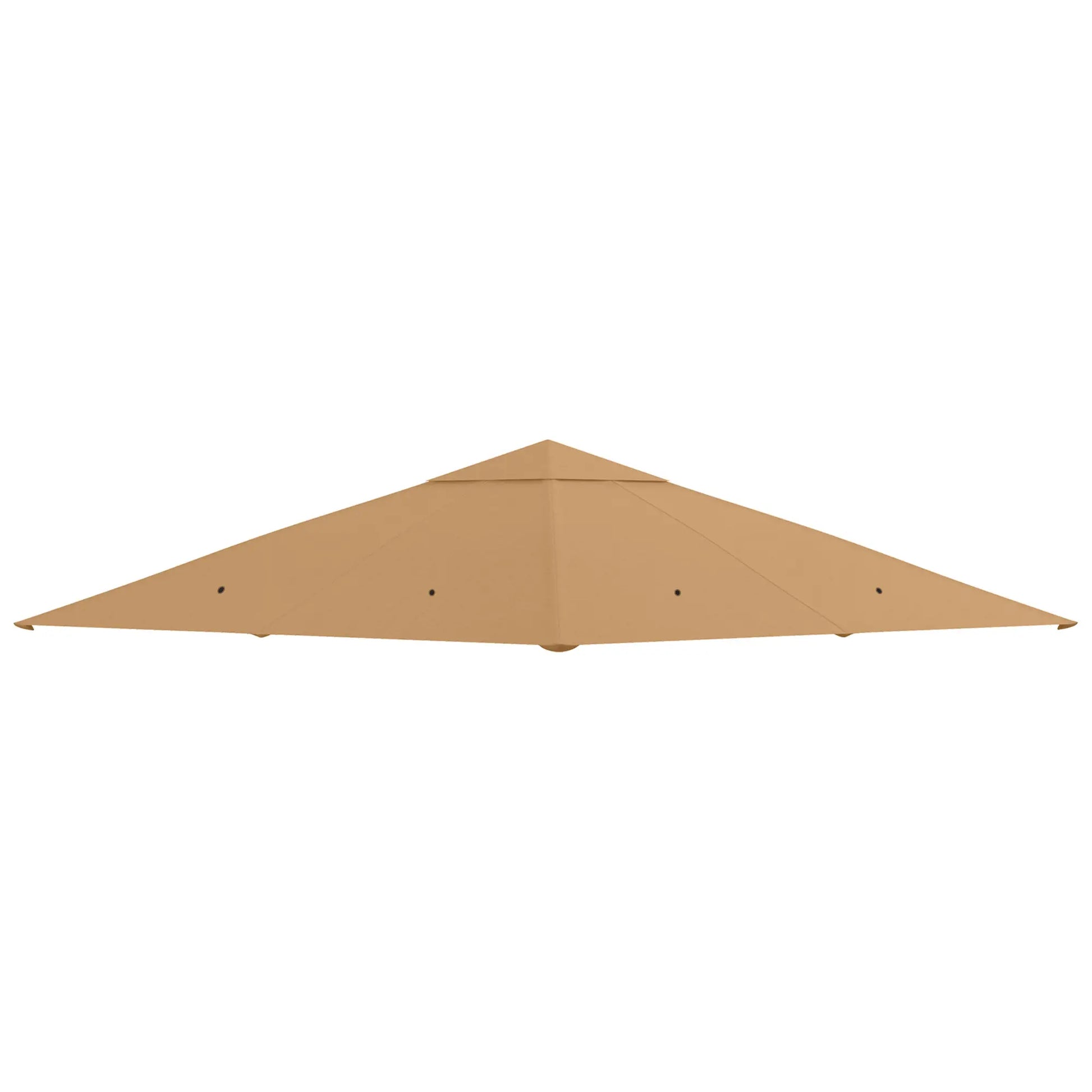 10' x 10' Gazebo Canopy Replacement, UV Protected, Beige Gazebo Canopy Replacement Beige at Gallery Canada