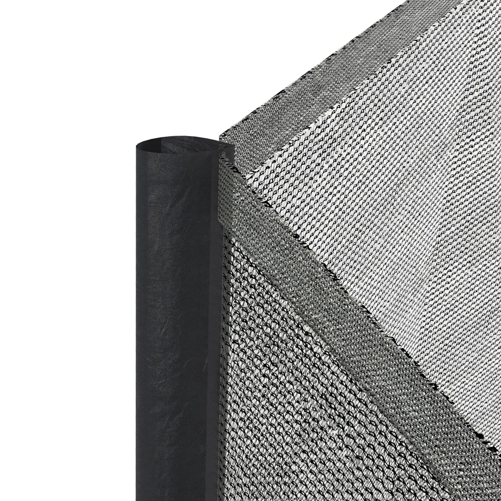 Trampoline Net Enclosure, 14ft Round, 8 Straight Poles, Weather Resistant, Black Trampolines at Gallery Canada