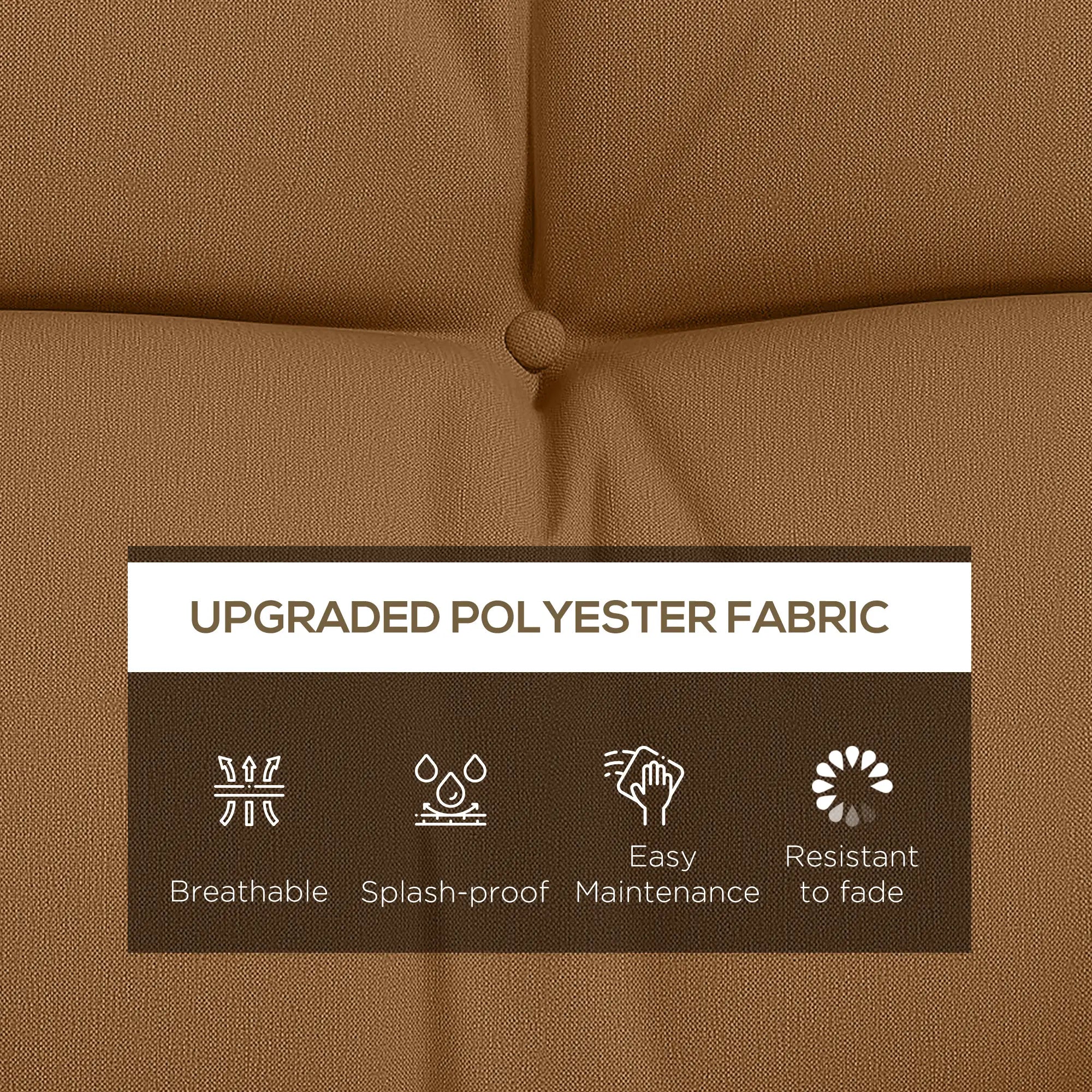 4-Piece Patio Chair Cushion Set, Back and Seat Pillows, Tan Patio Chair Cushions at Gallery Canada