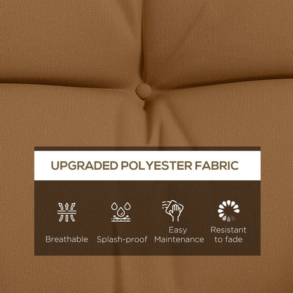 4-Piece Patio Chair Cushion Set, Back and Seat Pillows, Tan Patio Chair Cushions at Gallery Canada
