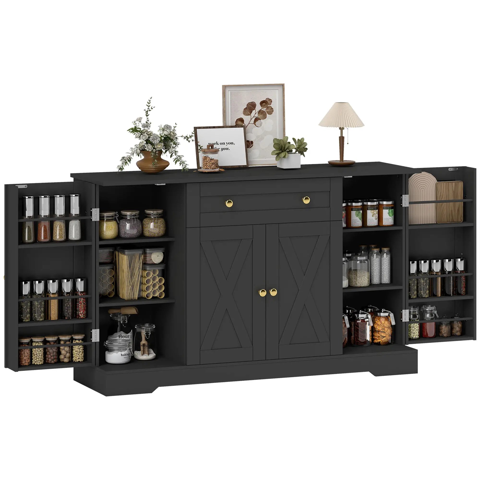 Sideboard Buffet Cabinet, Farmhouse Coffee Bar, Black Bar Cabinets at Gallery Canada